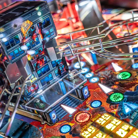 Godzilla playfield detail 2