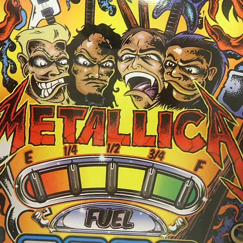 Metallica playfield detail 3