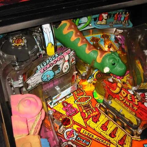 The Flintstones playfield detail 1