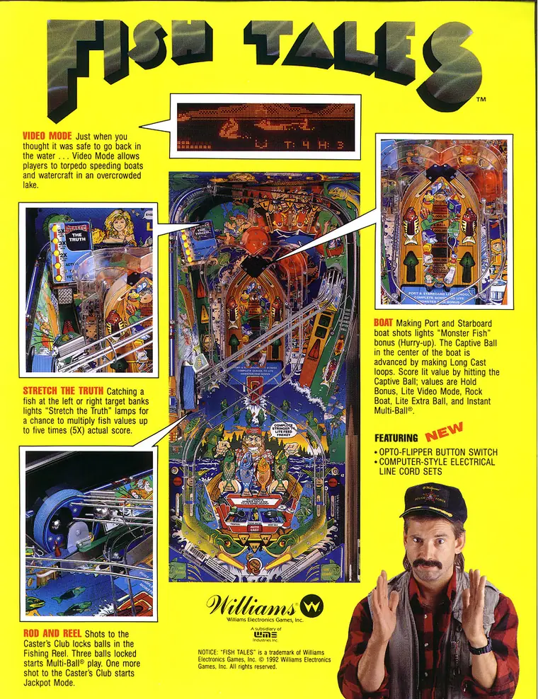 Fish Tales sales flyer, back