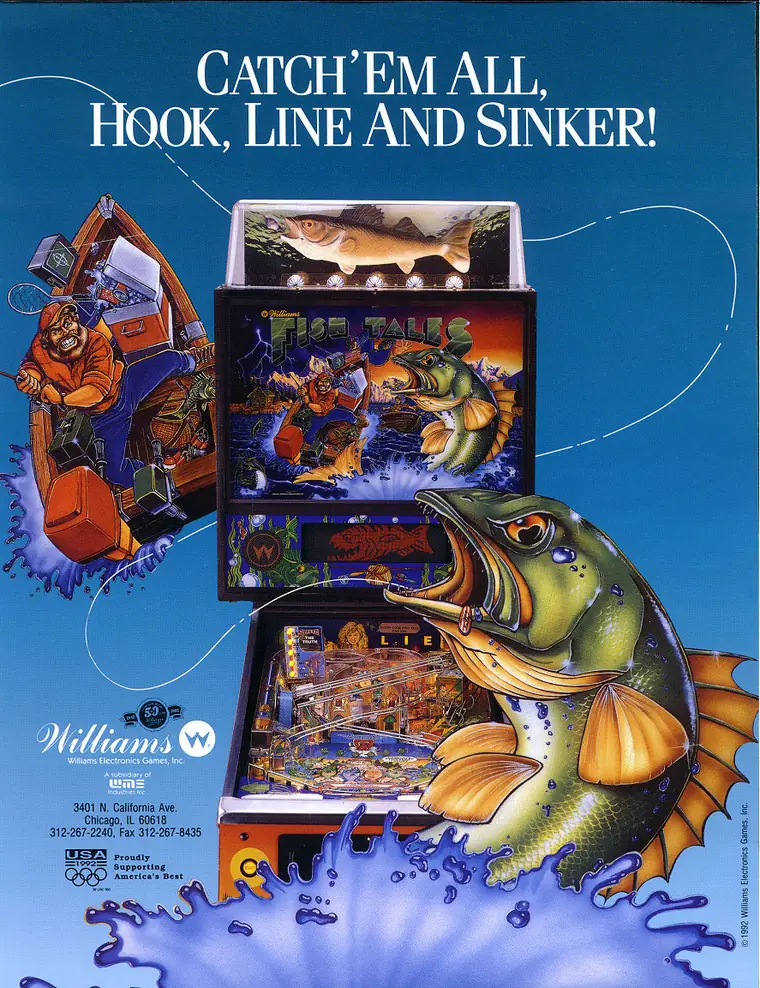 Fish Tales sales flyer, front
