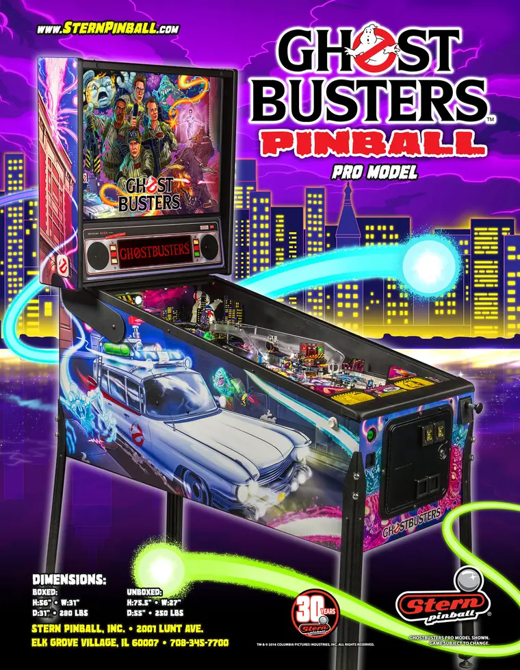 Ghostbusters sales flyer, front