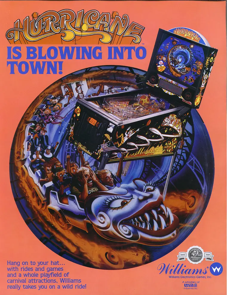 Hurricane sales flyer, front