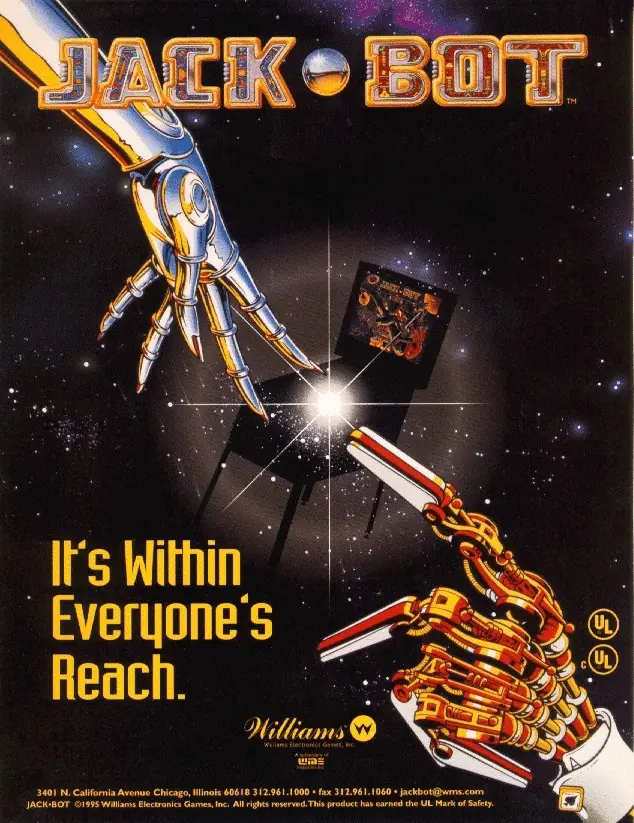 Jack-Bot sales flyer, front