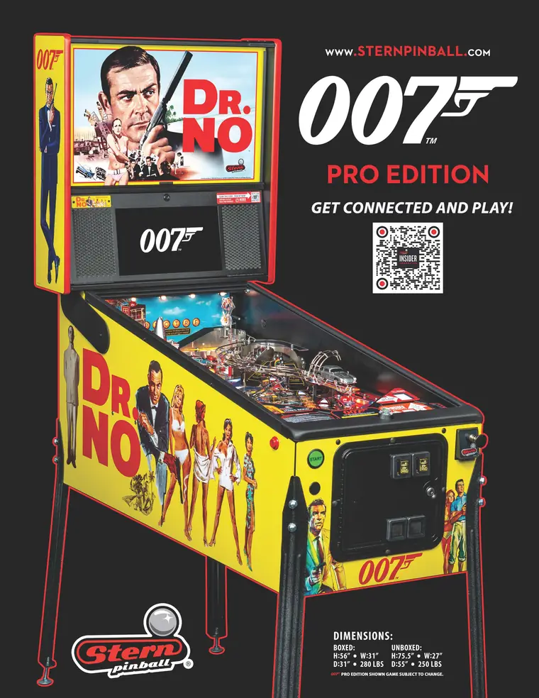 James Bond 007 sales flyer, front