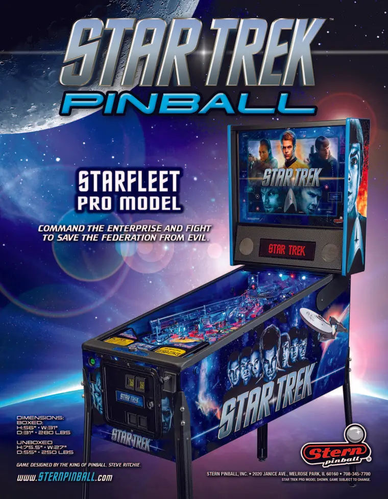 Star Trek sales flyer, front