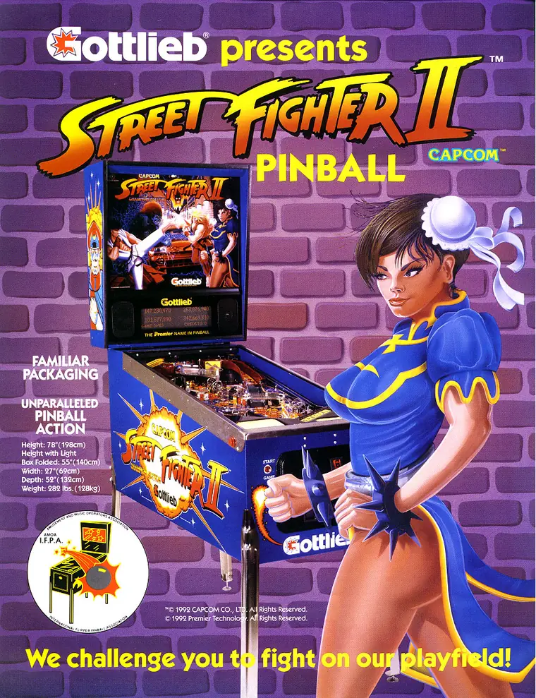 Street Fighter II sales flyer, front