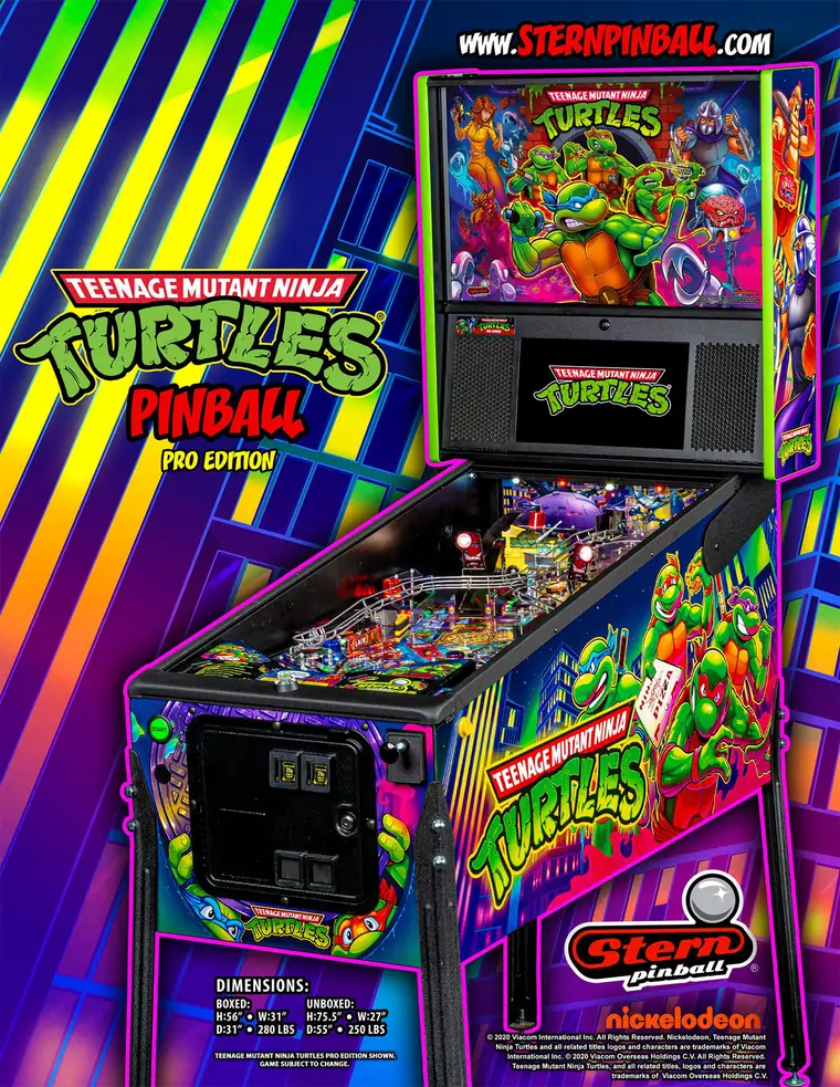 Teenage Mutant Ninja Turtles sales flyer, front
