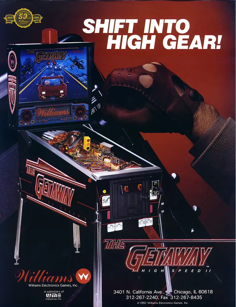 The Getaway: High Speed II sales flyer, front