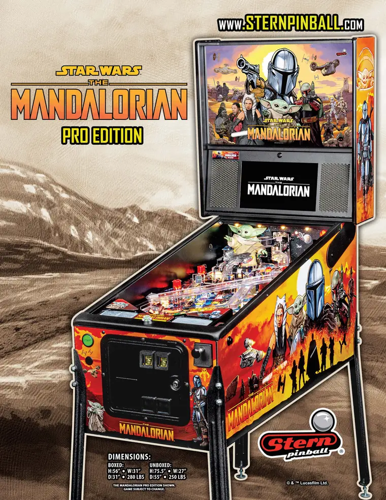The Mandalorian sales flyer, front