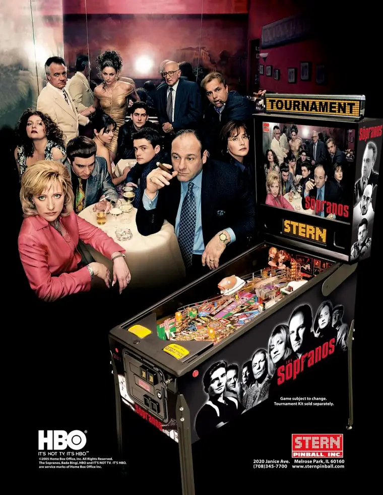 The Sopranos sales flyer, front