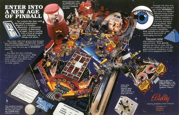 Twilight Zone sales flyer, front