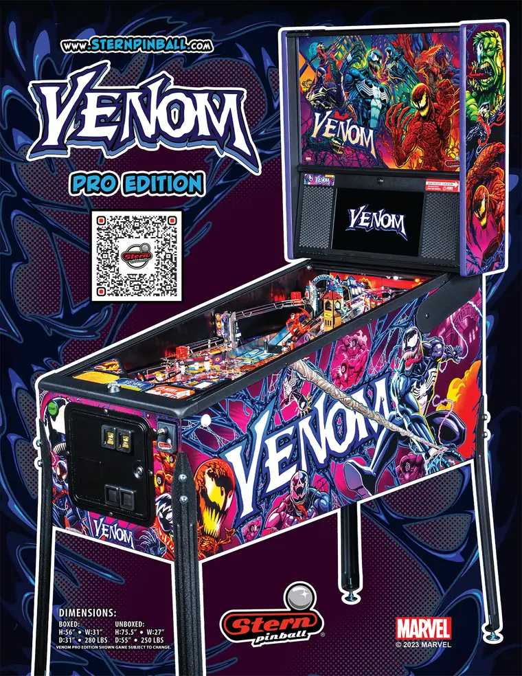 Venom sales flyer, front