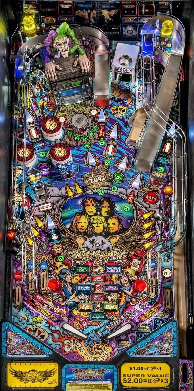 The Aerosmith playfield