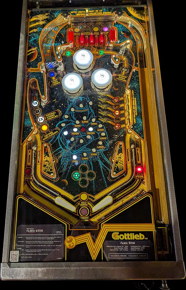 The Alien Star playfield