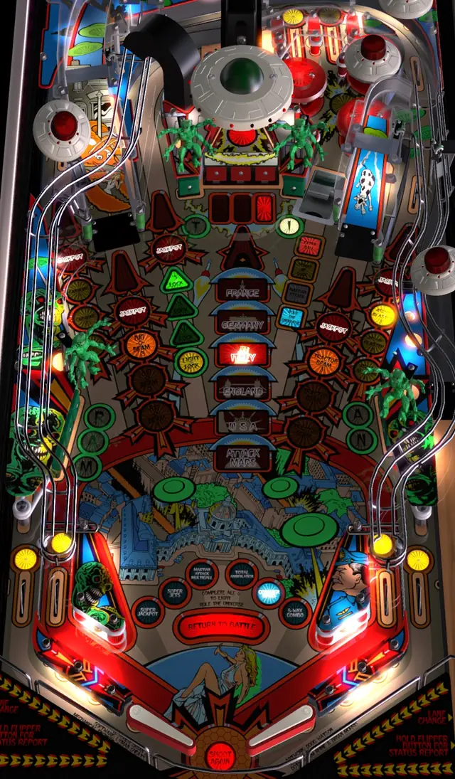 The Attack From Mars playfield
