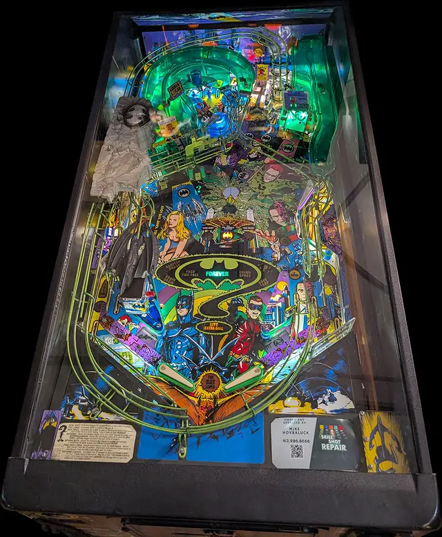 The Batman Forever playfield