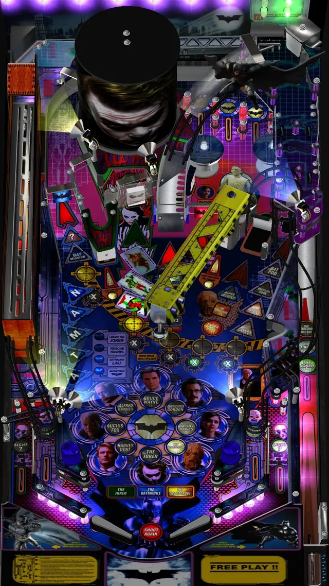 The Batman: The Dark Knight playfield