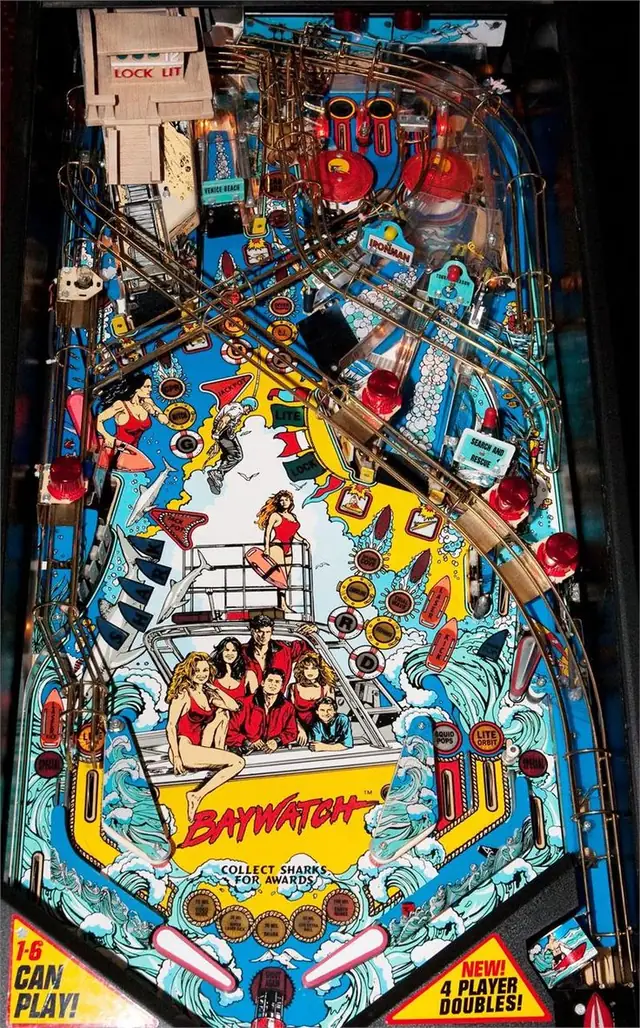 The Baywatch playfield