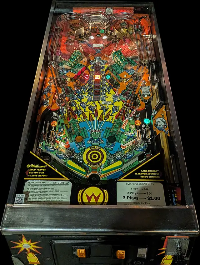 The Big Guns playfield