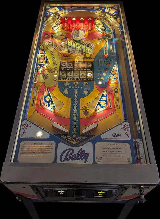 The Black Jack playfield