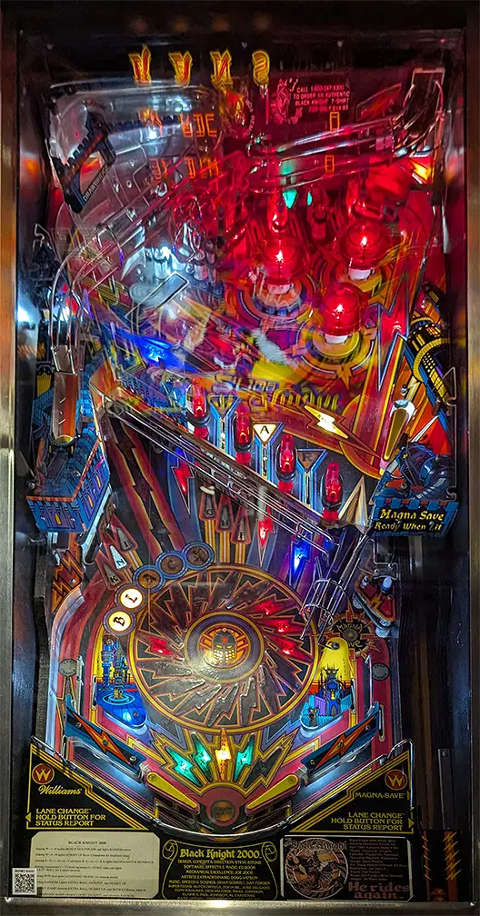The Black Knight 2000 playfield