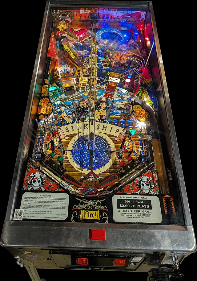 The Black Rose playfield