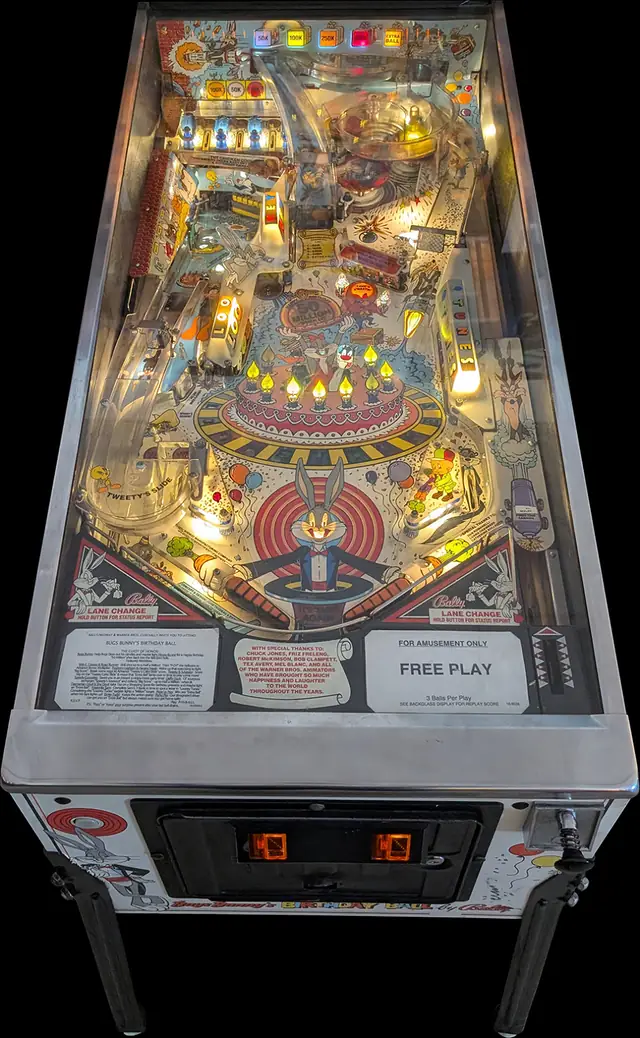The Bugs Bunny's Birthday Ball playfield