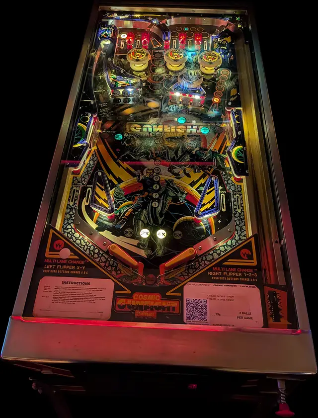 The Cosmic Gunfight playfield