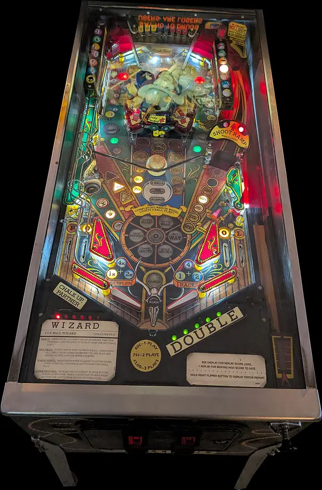 The Cue Ball Wizard playfield