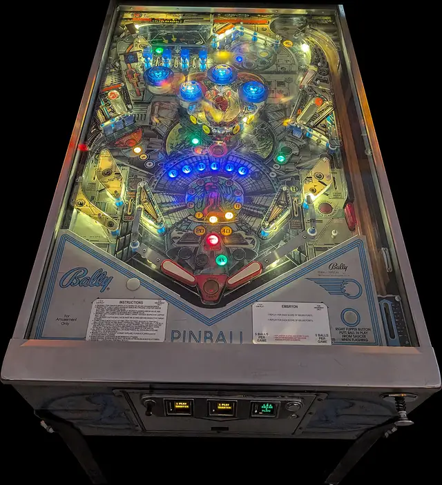 The Embryon playfield