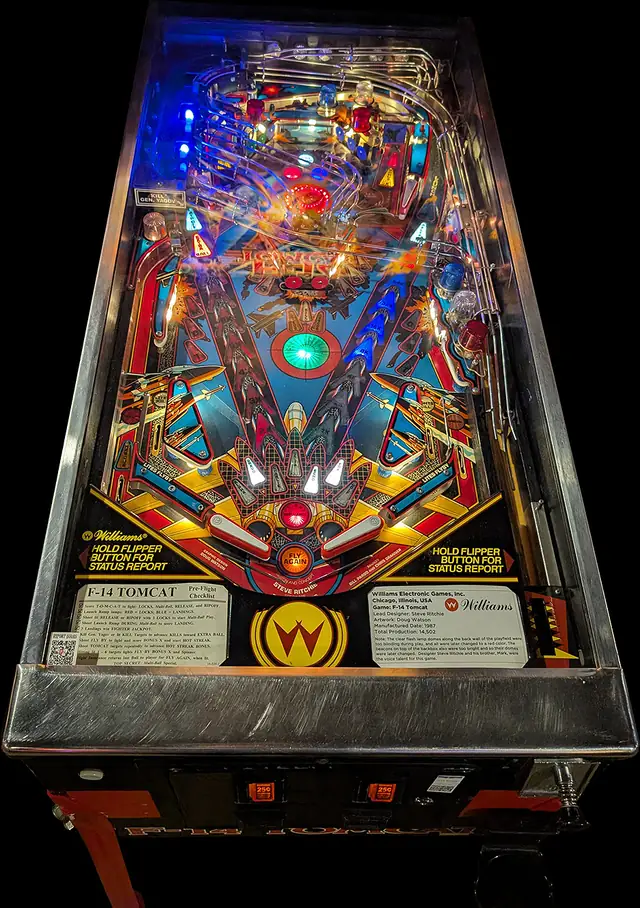 The F-14 Tomcat playfield