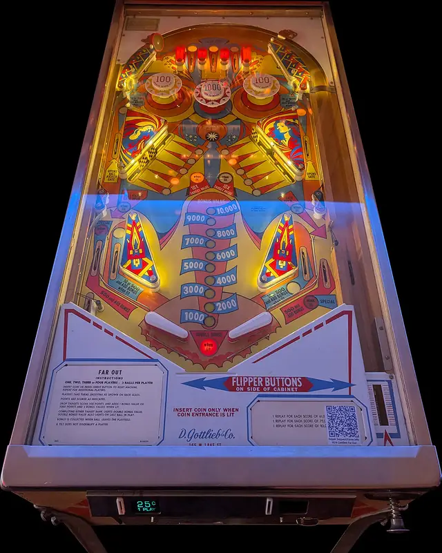 The Far Out playfield