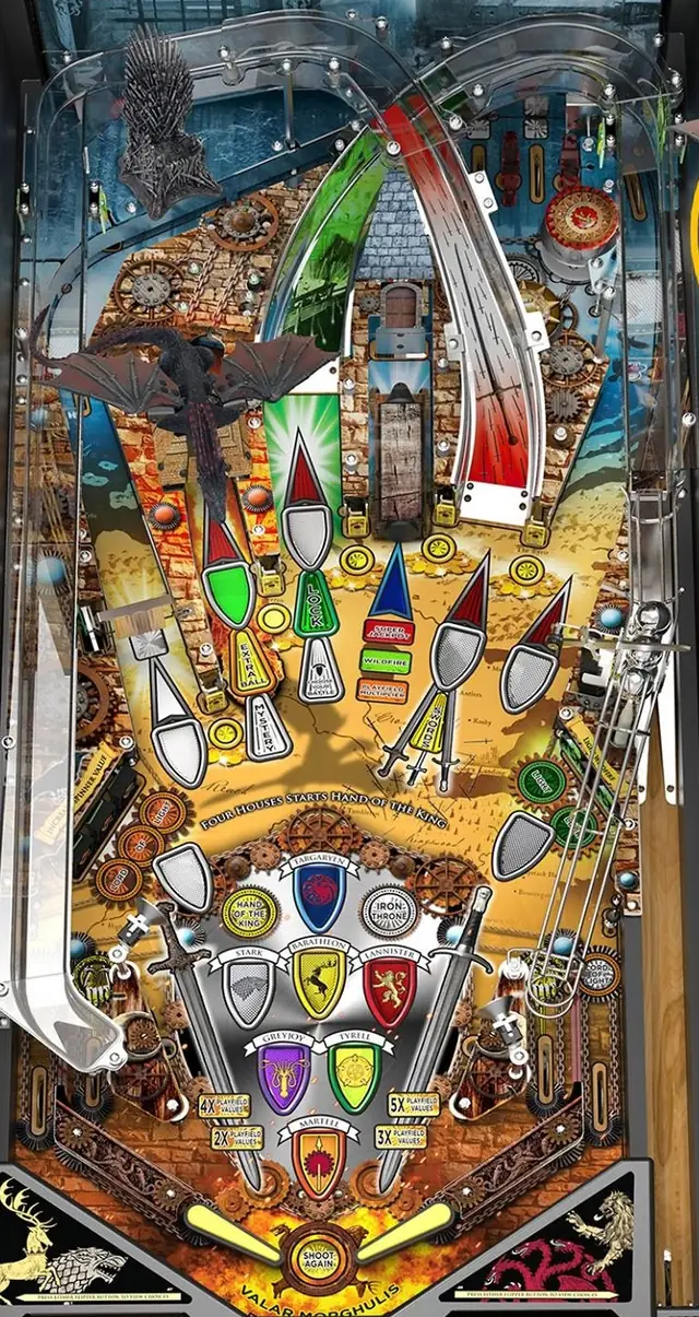 The Game of Thrones playfield