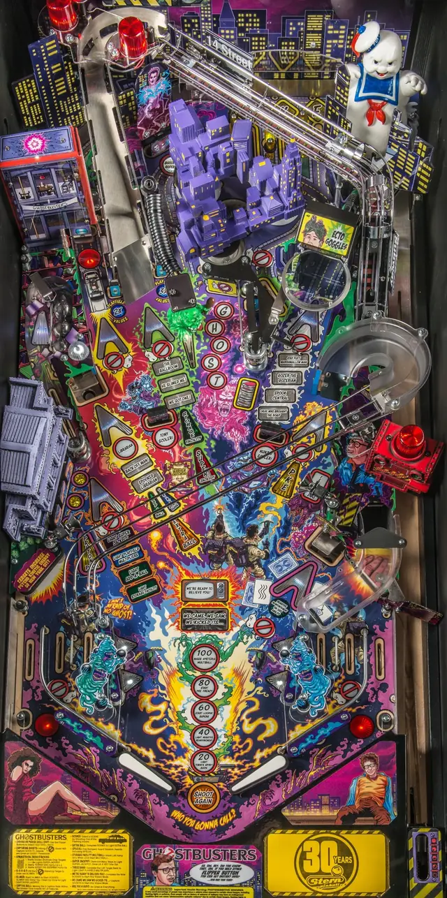 The Ghostbusters playfield