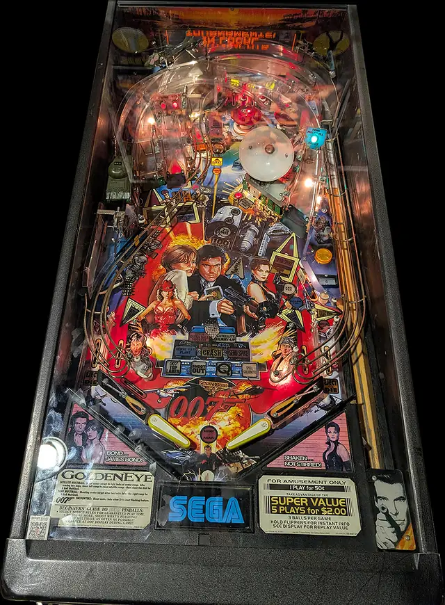 The Goldeneye playfield