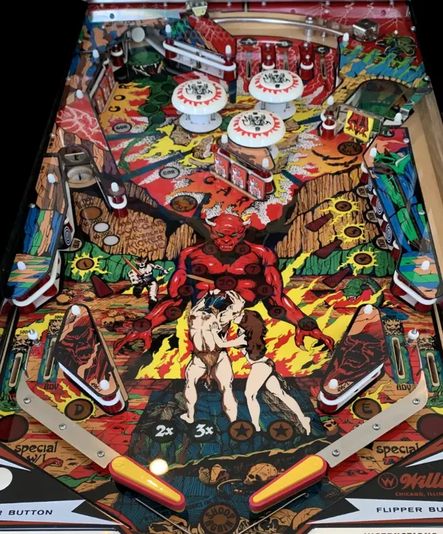 The Gorgar playfield