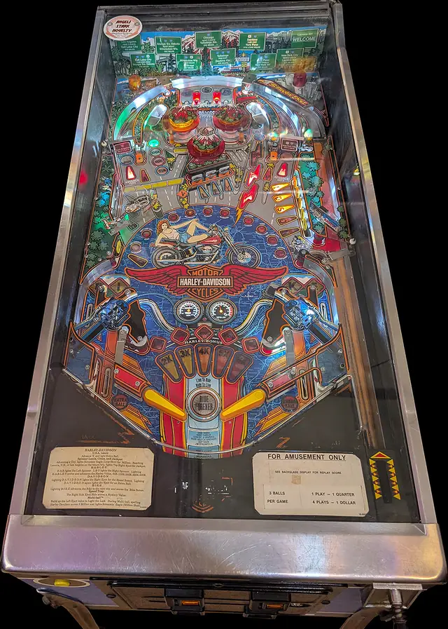The Harley-Davidson playfield