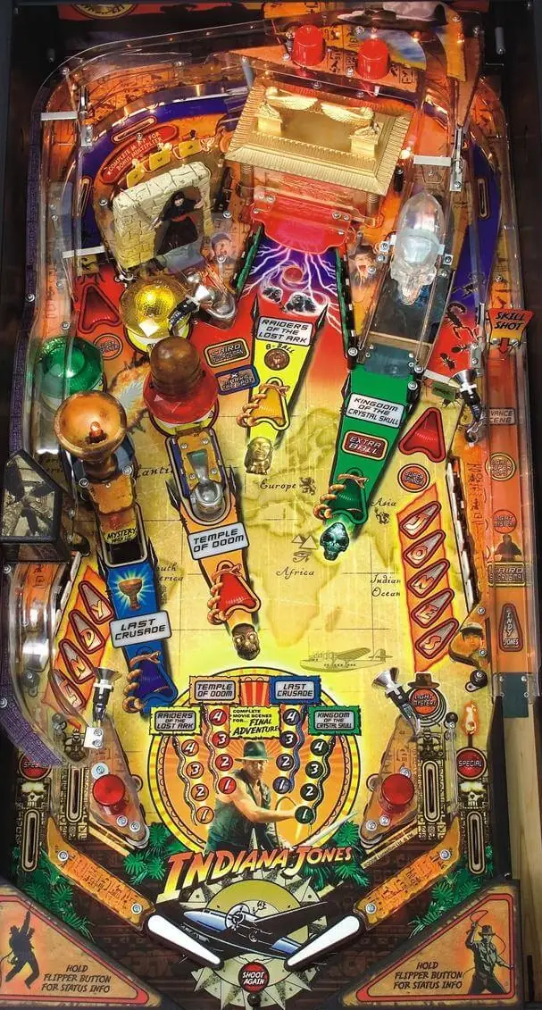 The Indiana Jones playfield