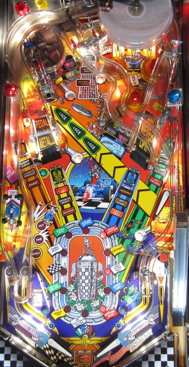The Indianapolis 500 playfield