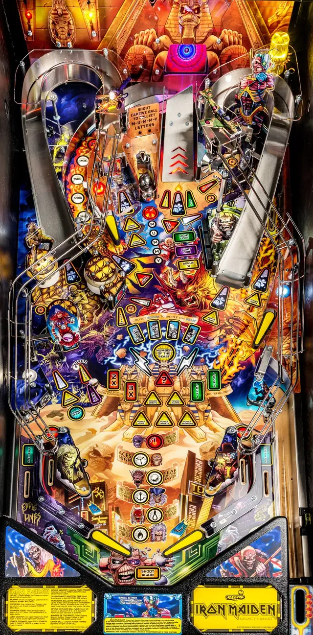 The Iron Maiden: Legacy of the Beast playfield
