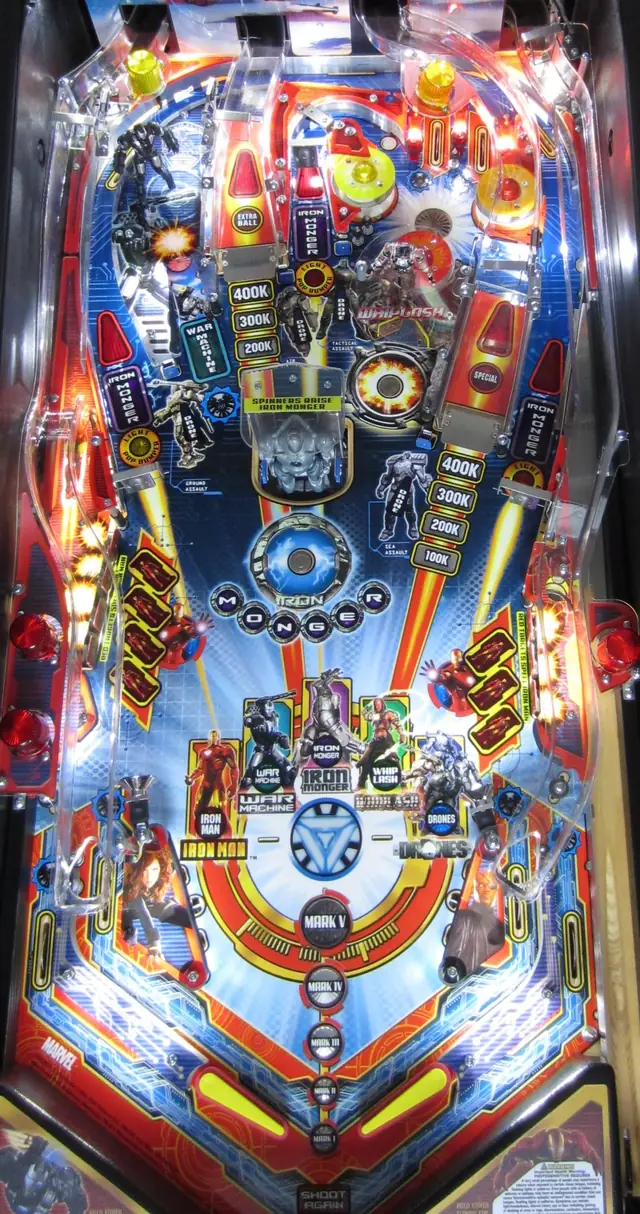 The Iron Man playfield