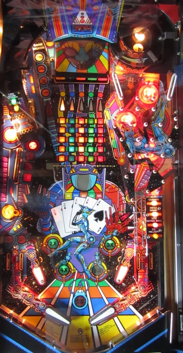 The Jack-Bot playfield