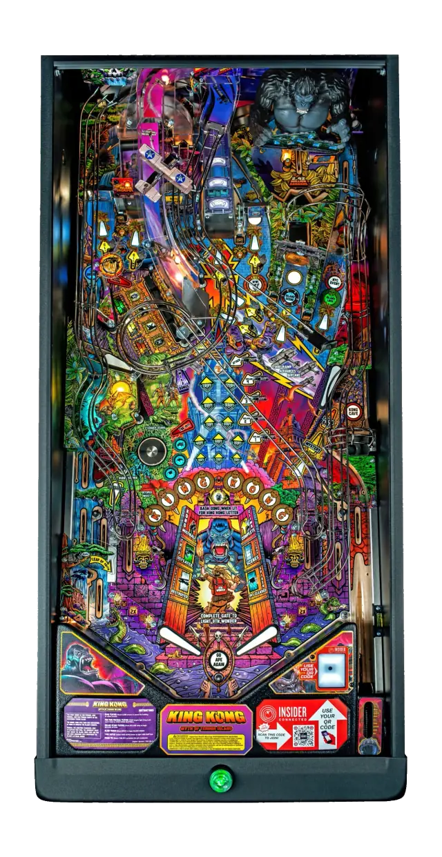 The King Kong: Myth of Terror Island playfield