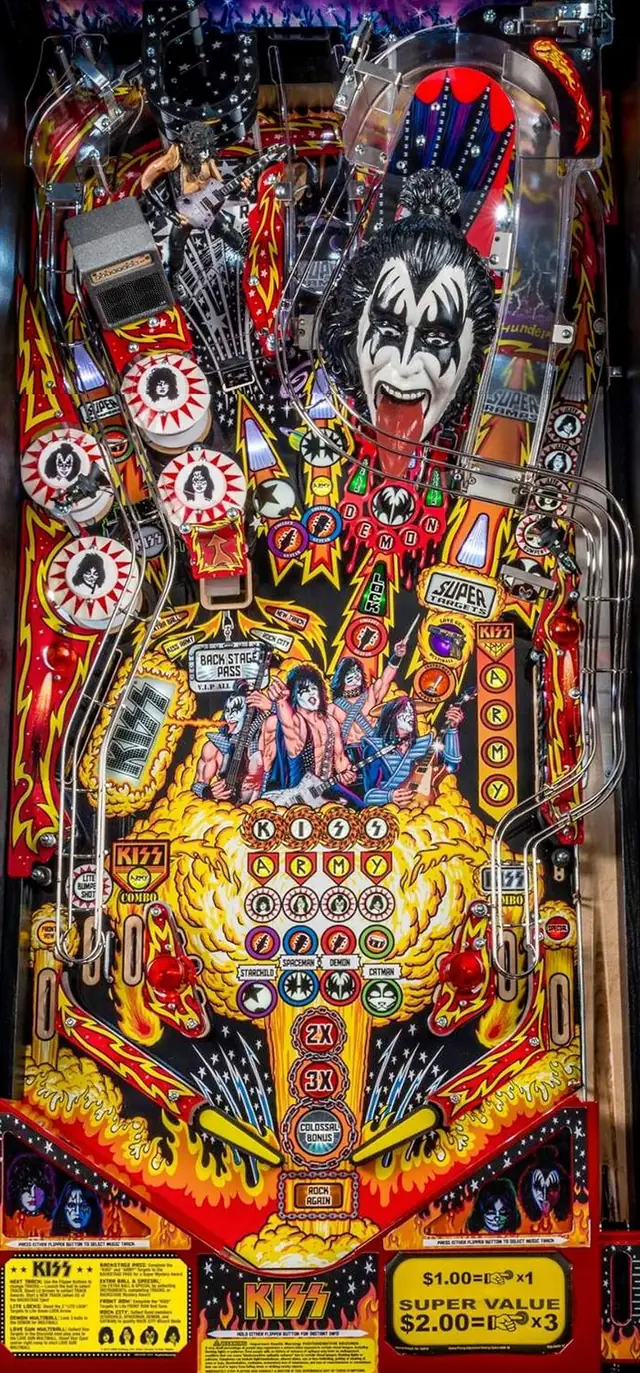 The Kiss playfield