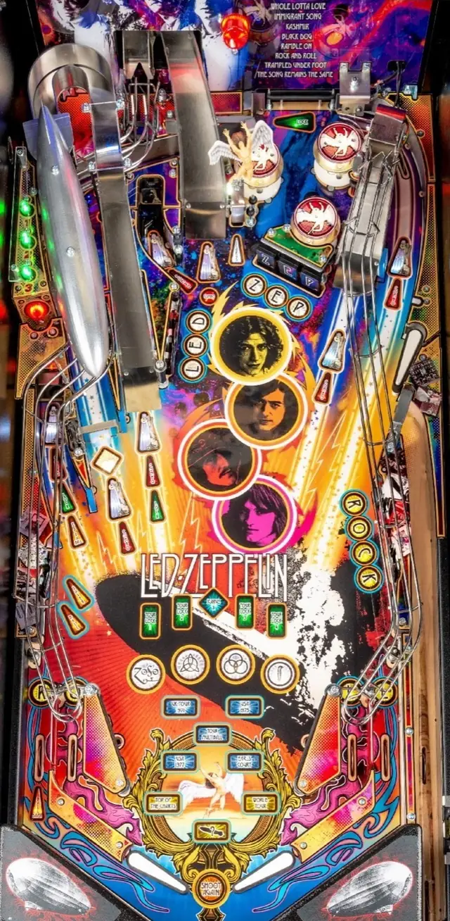 The Led Zeppelin playfield