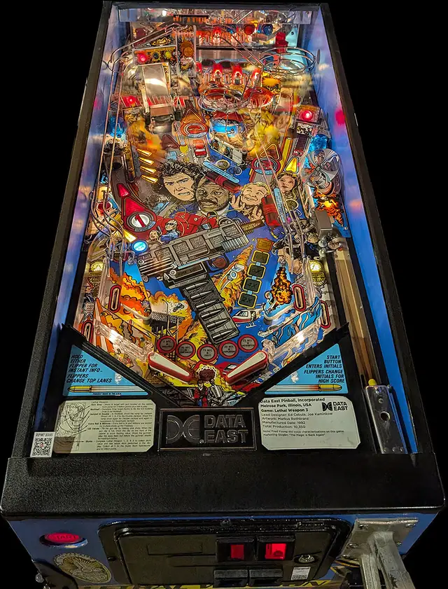The Lethal Weapon 3 playfield