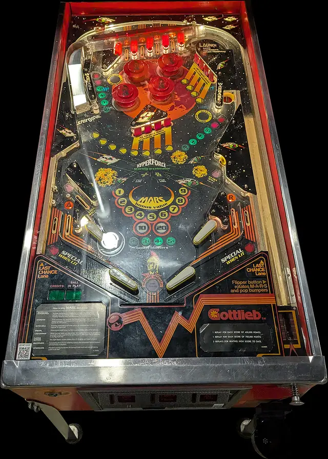The Mars God of War playfield