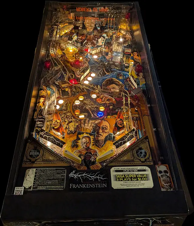 The Mary Shelley's Frankenstein playfield