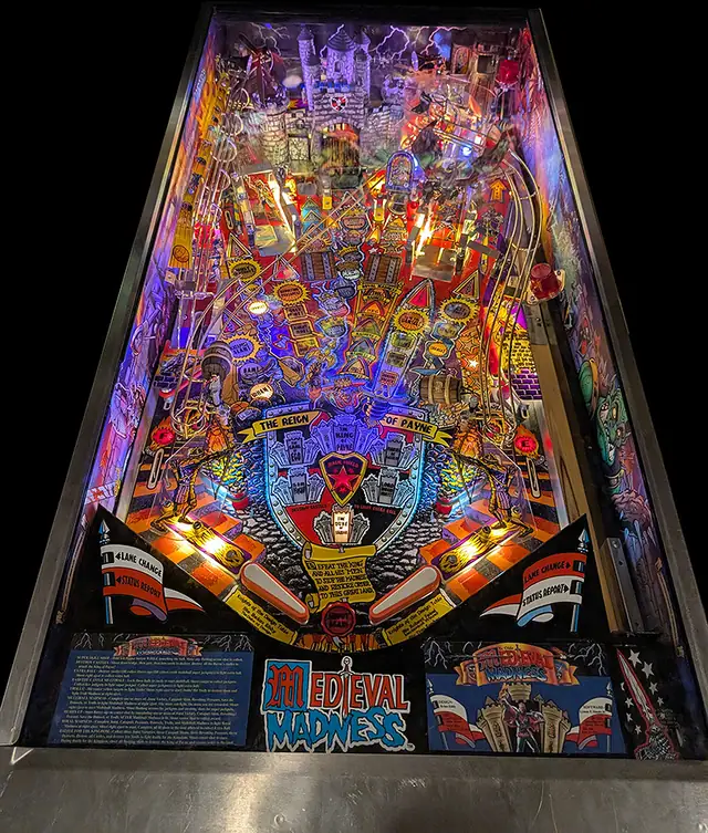 The Medieval Madness playfield